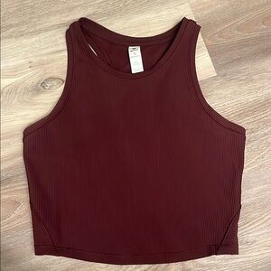 90 Degree By Reflex Maroon Tank Top